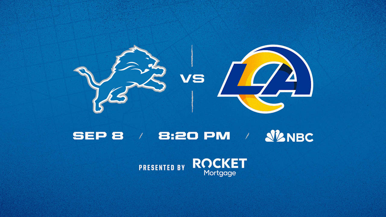 Lions vs Rams Week 1 Game Trailer