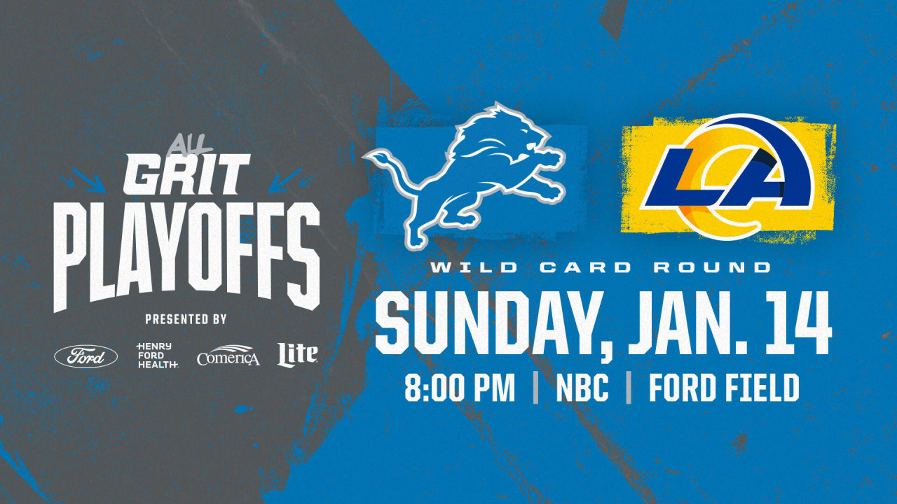 Detroit Lions Wild Card matchup set