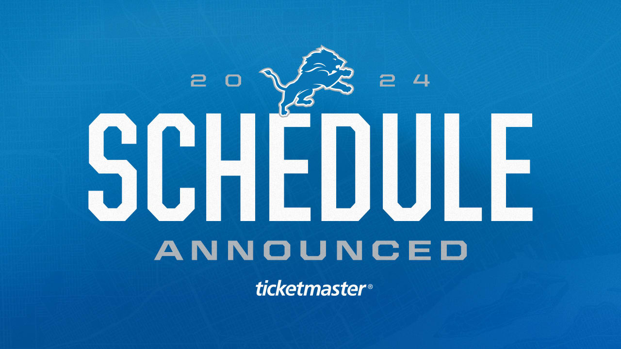 Detroit Lions announce 2024 schedule - Vimarsana News