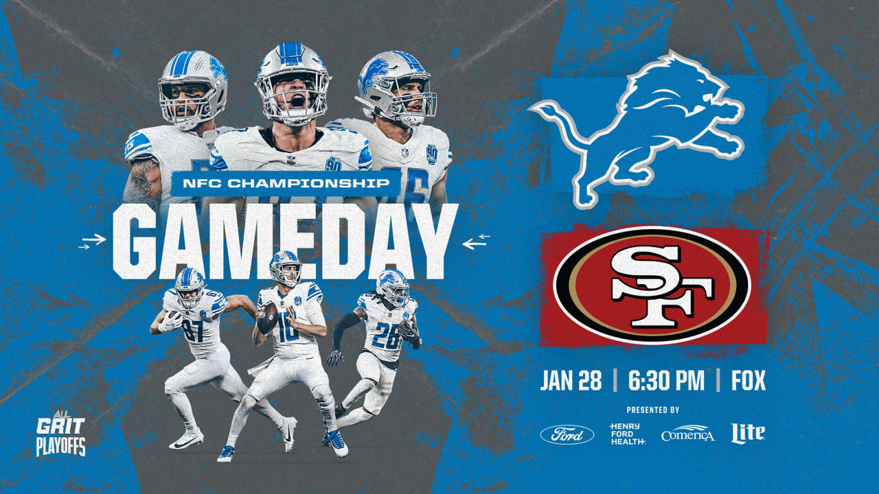 How to Watch Lions at 49ers on Sunday January 28 2024