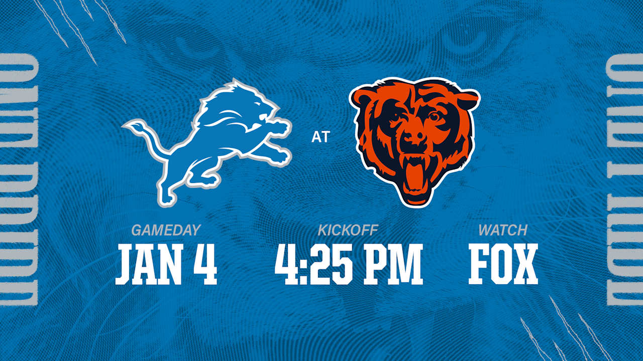 Lions at Bears: Week 18 Game Trailer