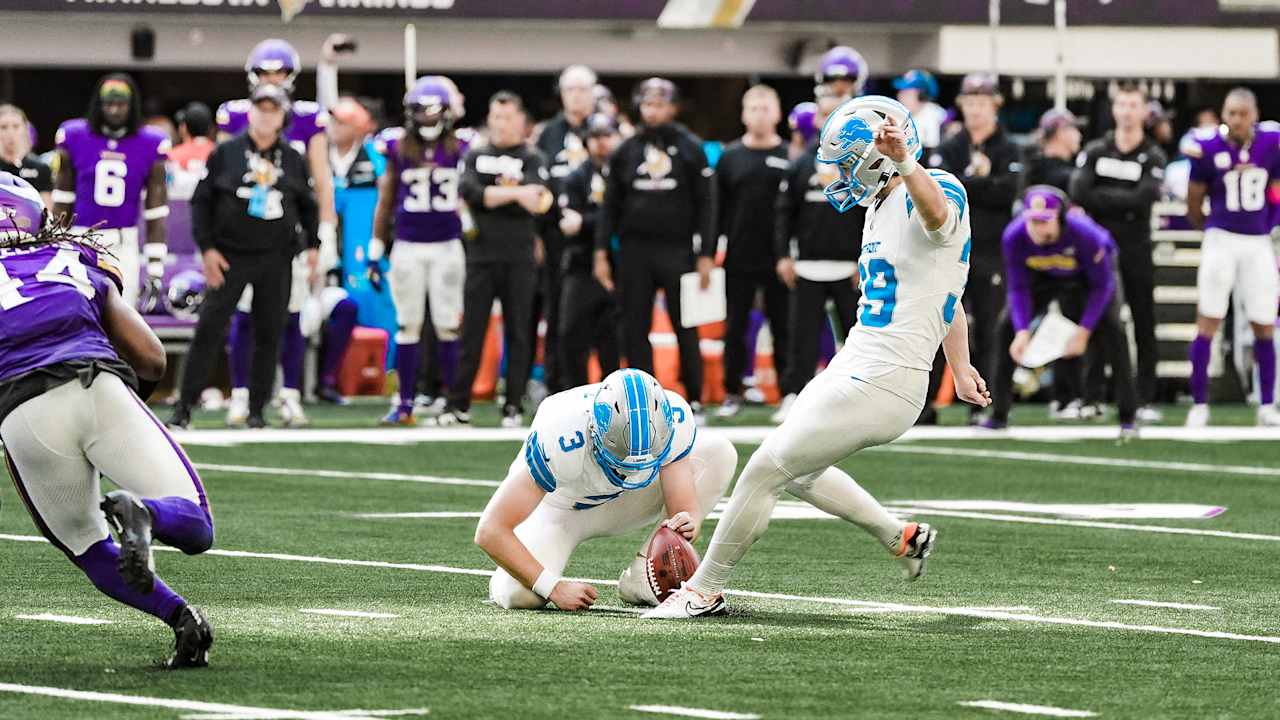 The Detroit Lions confidently call on K Jake Bates as a game-winner