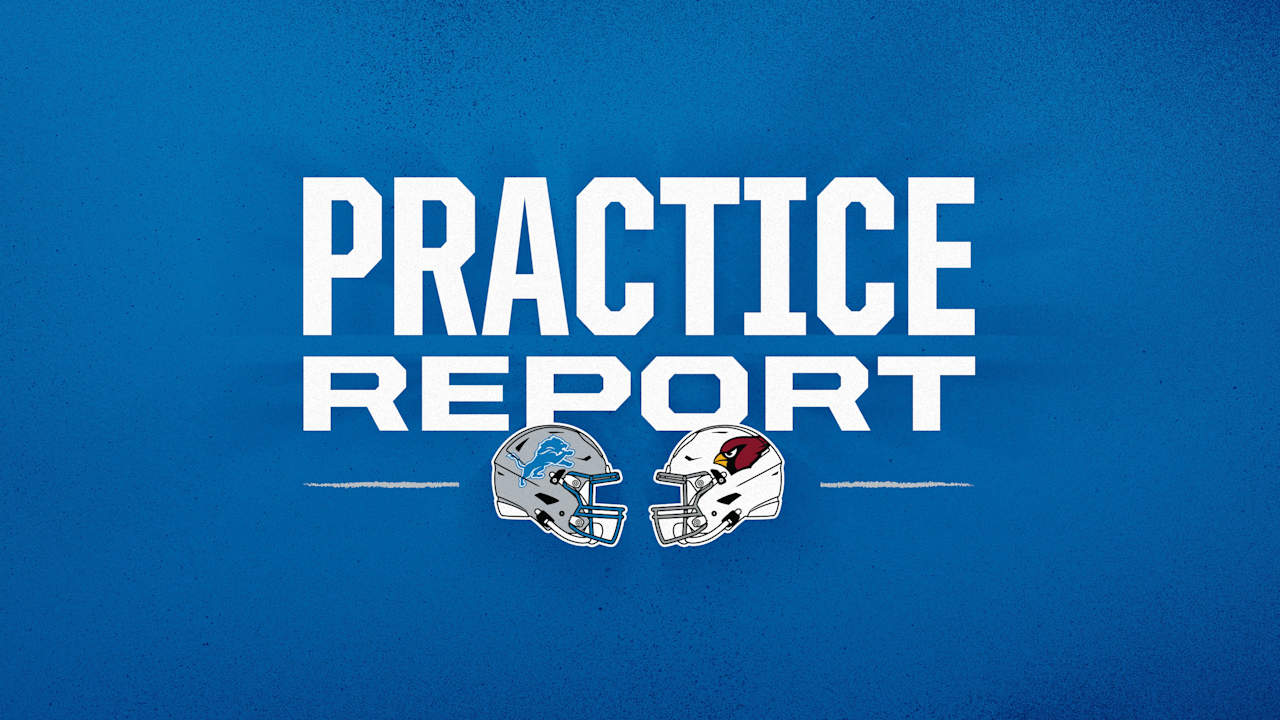 Lions at Cardinals practice report: Sept. 18