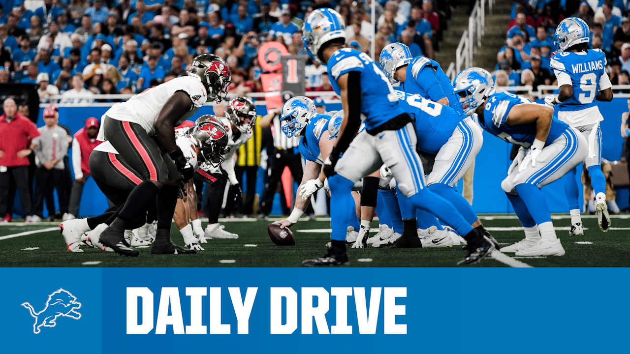 THE DAILY DRIVE: Film review: Why the Lions struggled in red zone in loss to Buccaneers