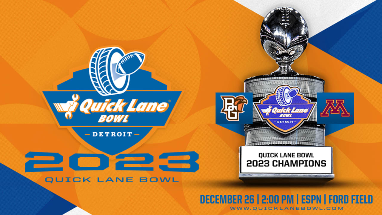 Bowling Green and Minnesota to play in 2023 Quick Lane Bowl