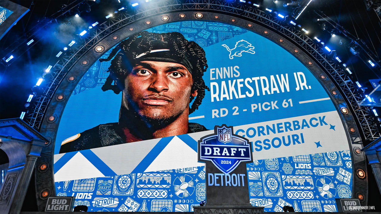 Detroit Lions draft cornerback Ennis Rakestraw Jr.