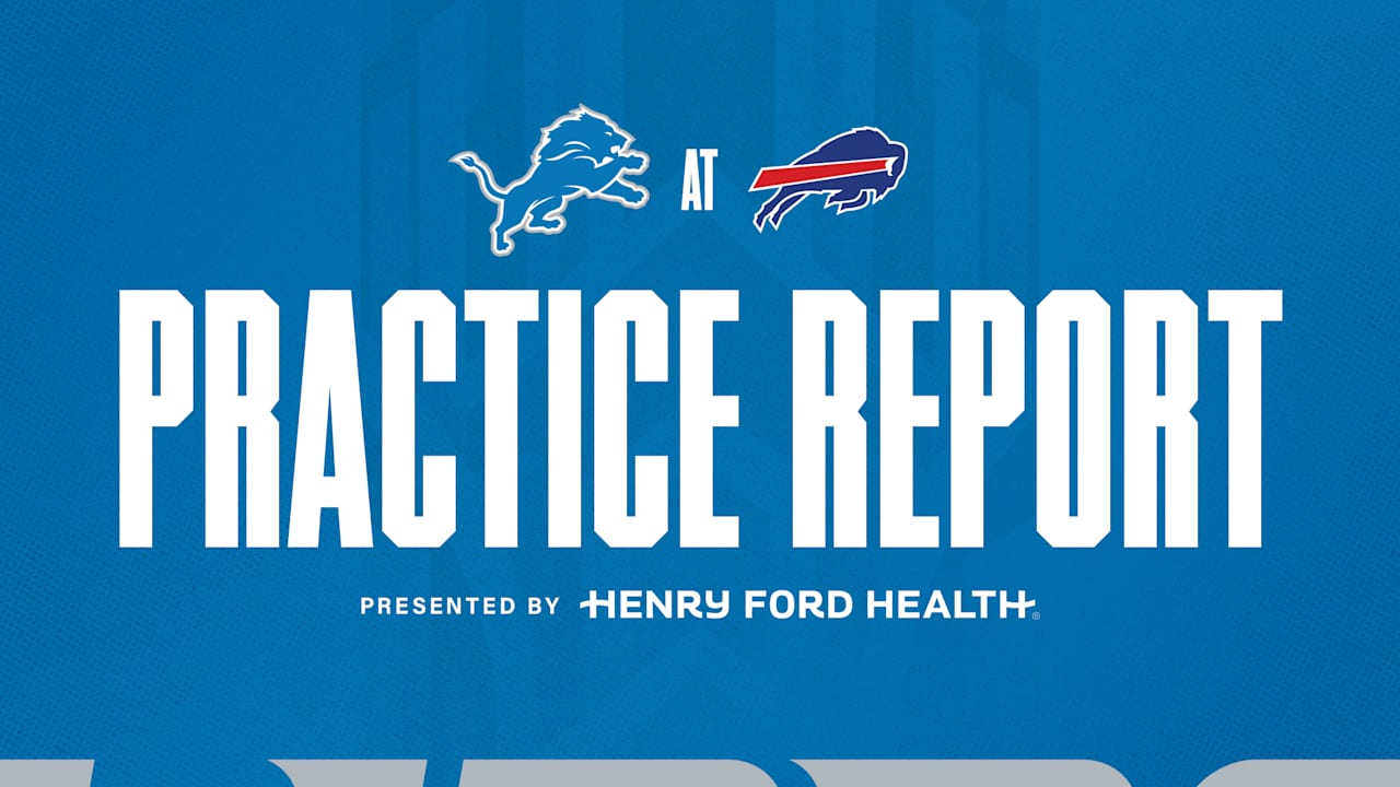 Lions at Bills practice report: Sept. 14 - Detroit Lions image