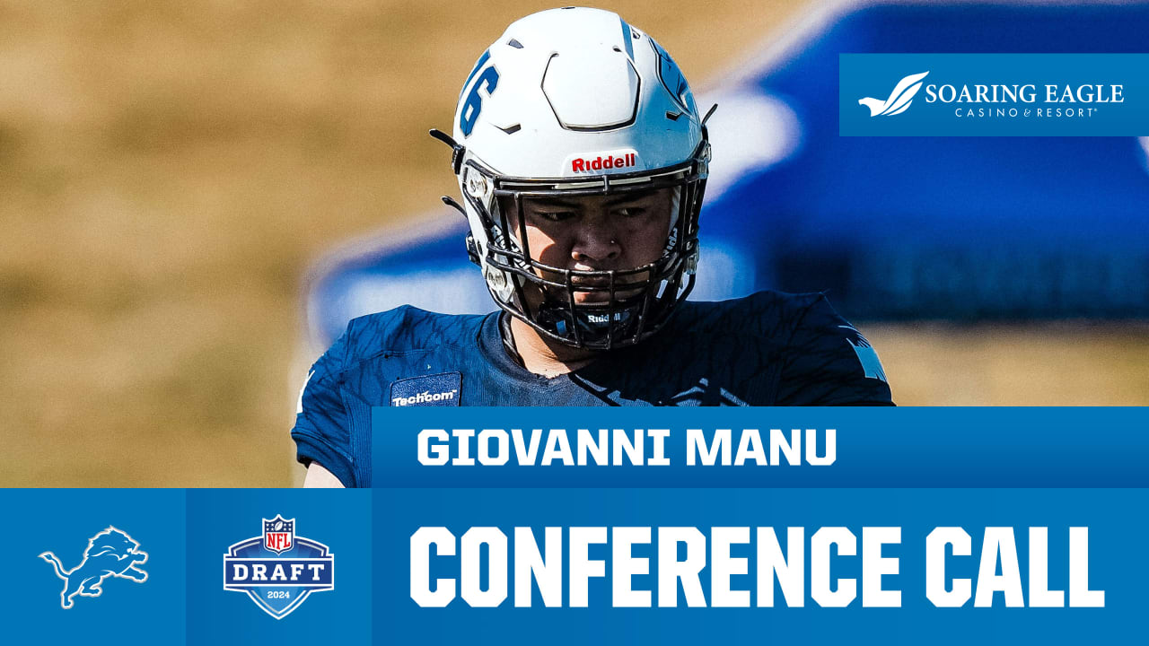 Giovanni Manu on being a Detroit Lion