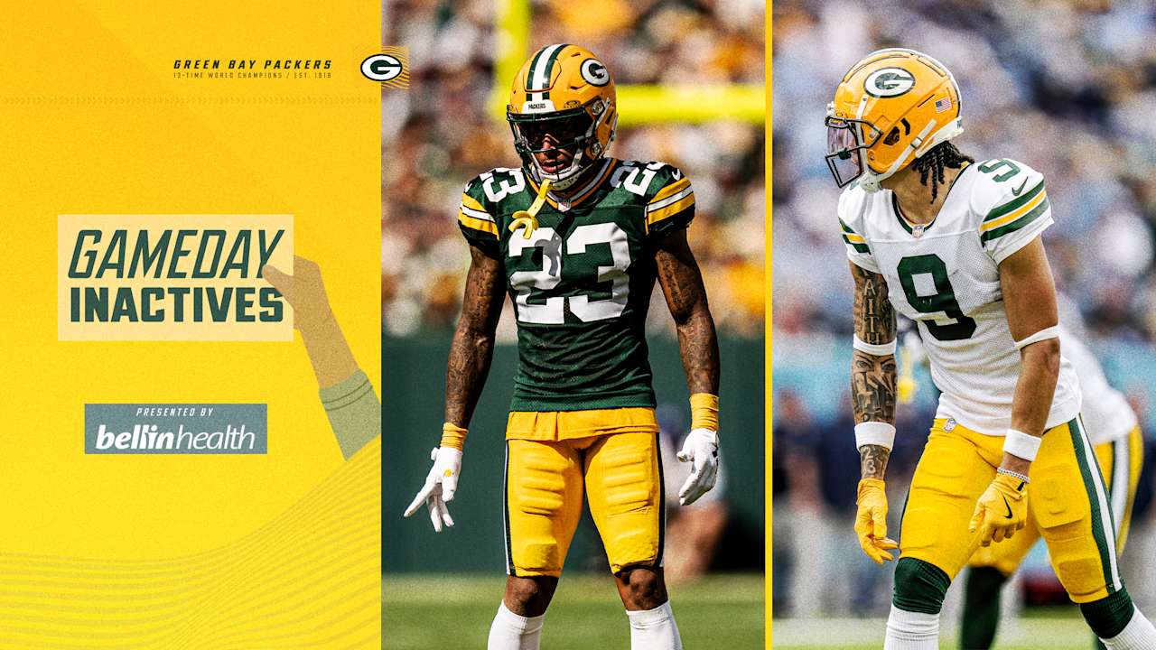 CB Jaire Alexander, WR Christian Watson both active for Green Bay | Packers-Cardinals inactives Week 6