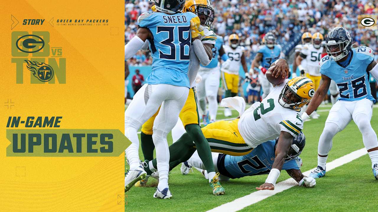 Packers lead 17-7 against Titans after the first quarter