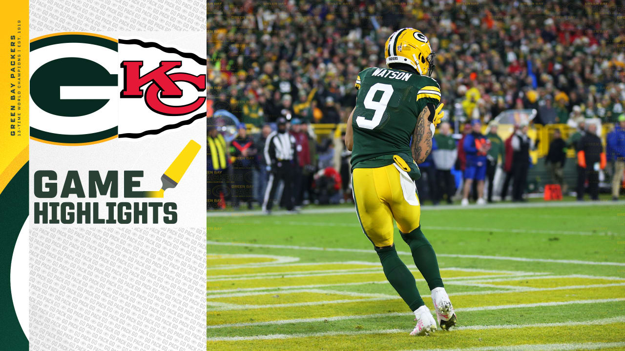 Christian Watson catches 9yard touchdown Packers vs. Chiefs