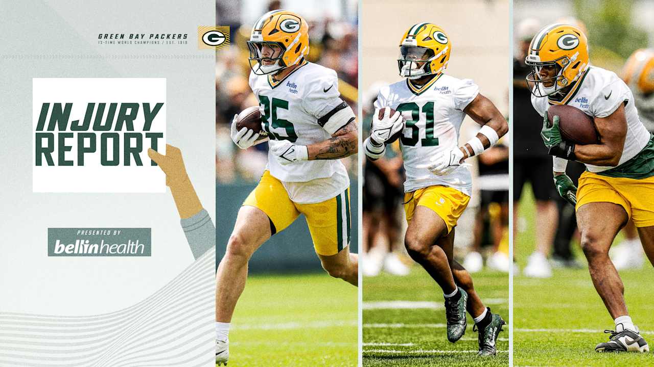 Packers list three questionable vs. Eagles | Week 1 Injury Report