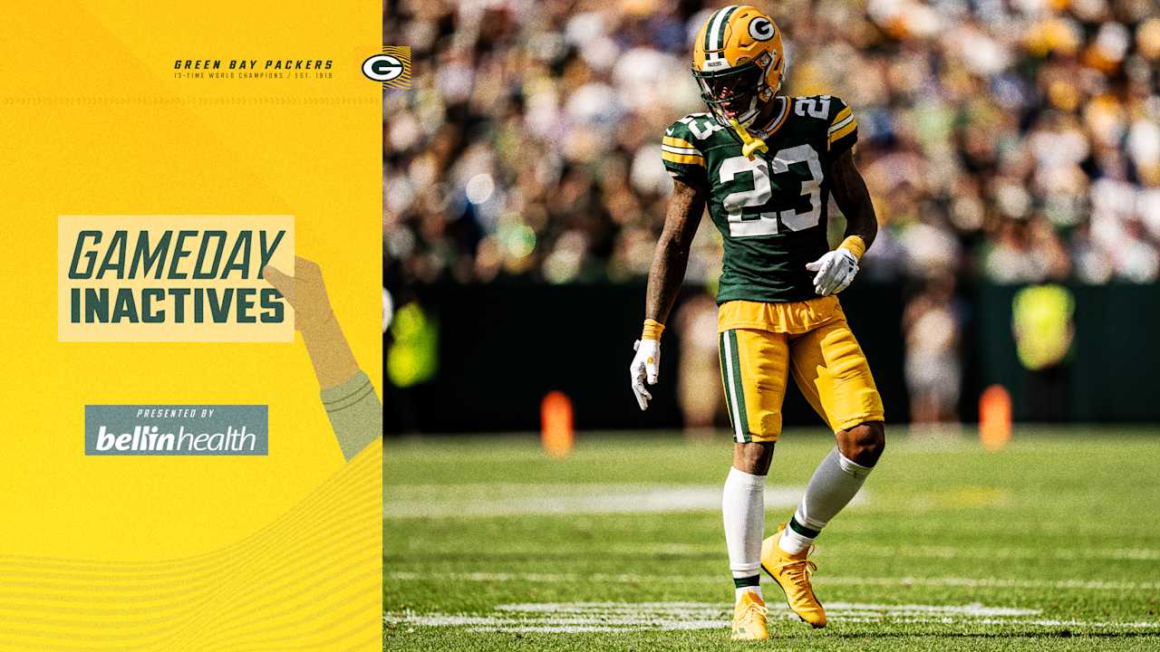 CB Jaire Alexander out for Green Bay | Packers-Saints inactives Week 16 - Packers.com