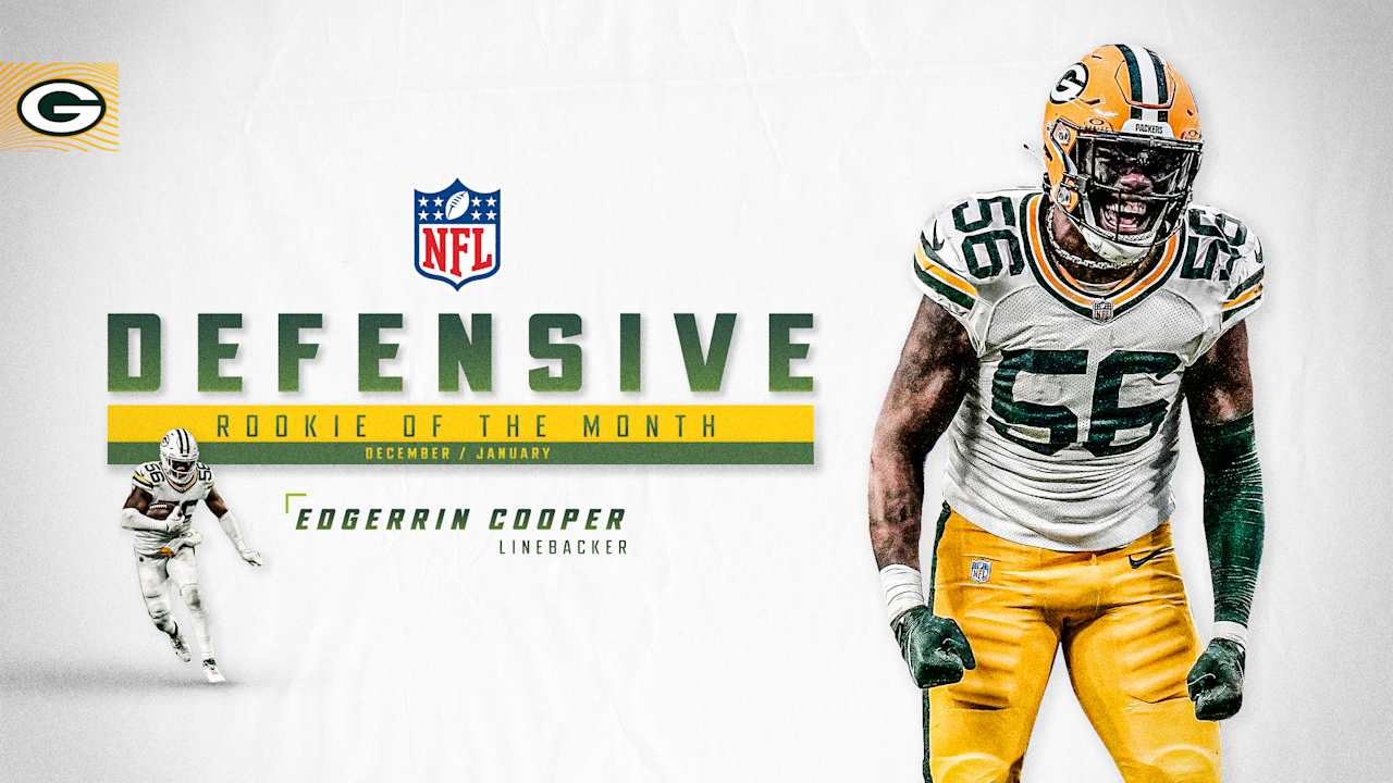 Packers LB Edgerrin Cooper named NFC Defensive Rookie of the Month