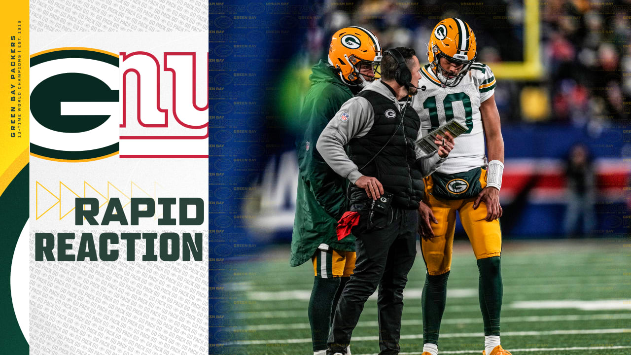 Rapid reaction: Packers forced to respond once again