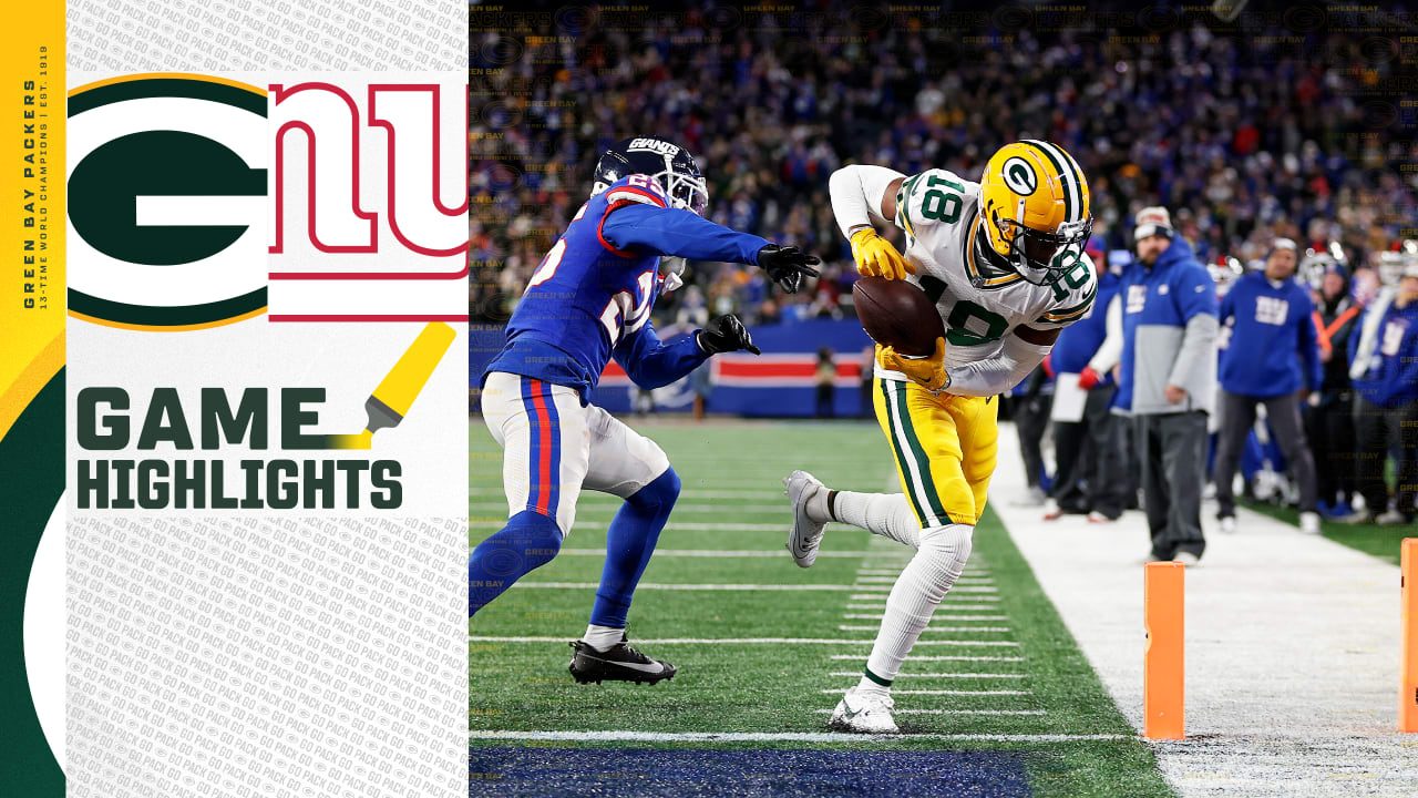 Malik Heath scores first career touchdown Packers vs. Giants