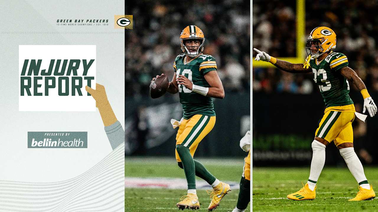 Packers list QB Jordan Love, CB Jaire Alexander questionable vs. Vikings | Week 4 Injury Report