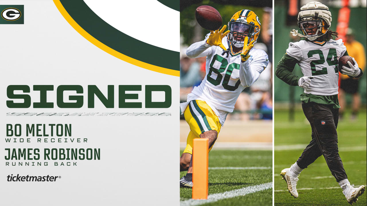 Packers sign WR Bo Melton, RB James Robinson to active roster