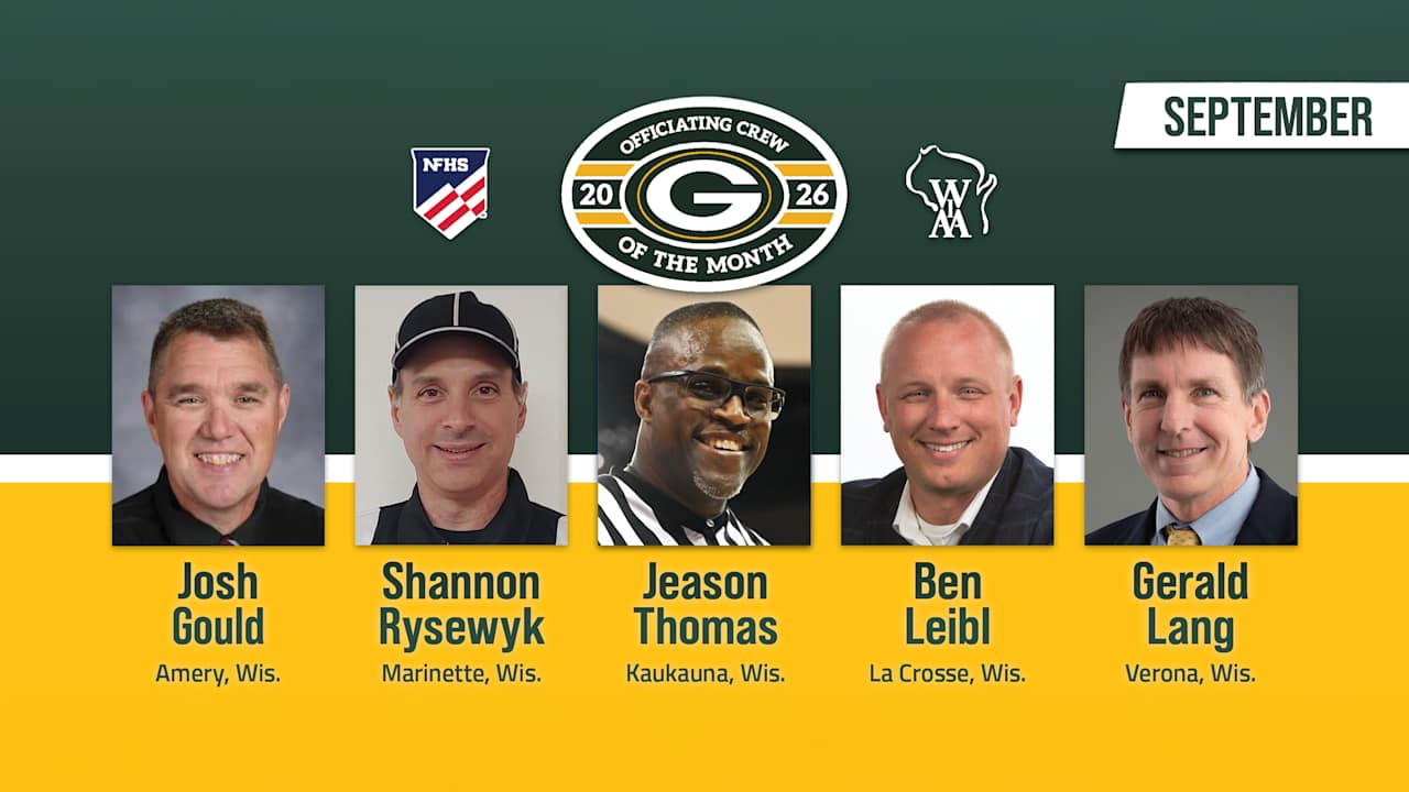 Packers, WIAA announce September high school football officiating 'Crew ...