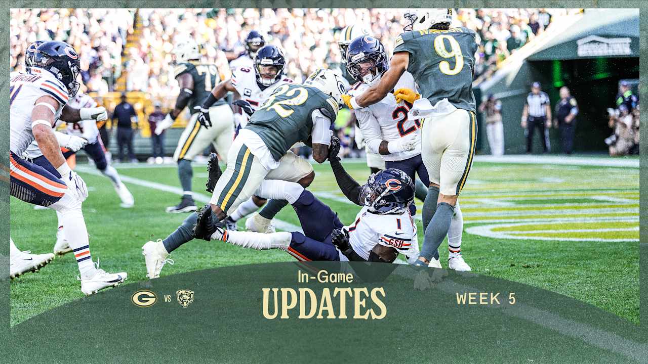 Packers lead Bears 14-7 at halftime
