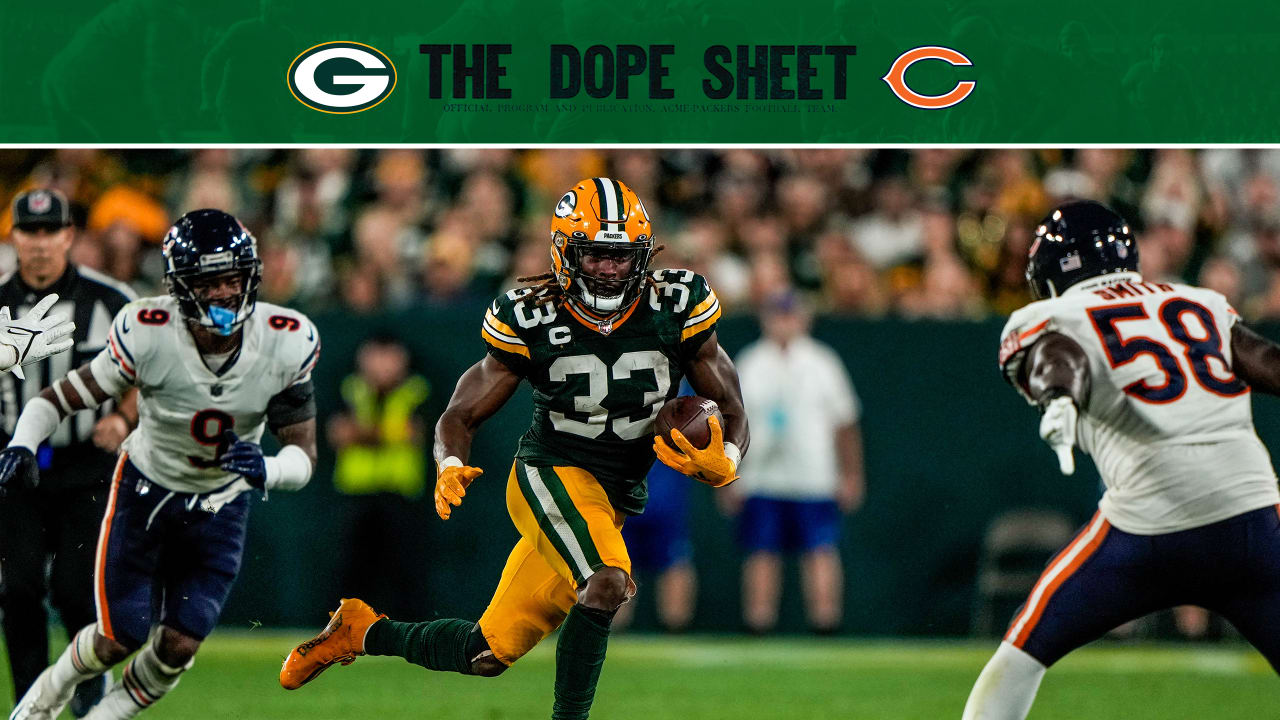 Dope Sheet Packers face historic rival Bears at home