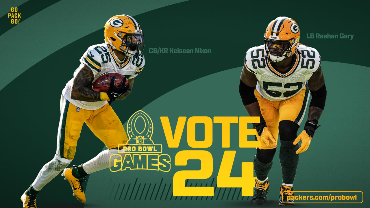 Keisean Nixon, Rashan Gary lead Packers in Pro Bowl voting