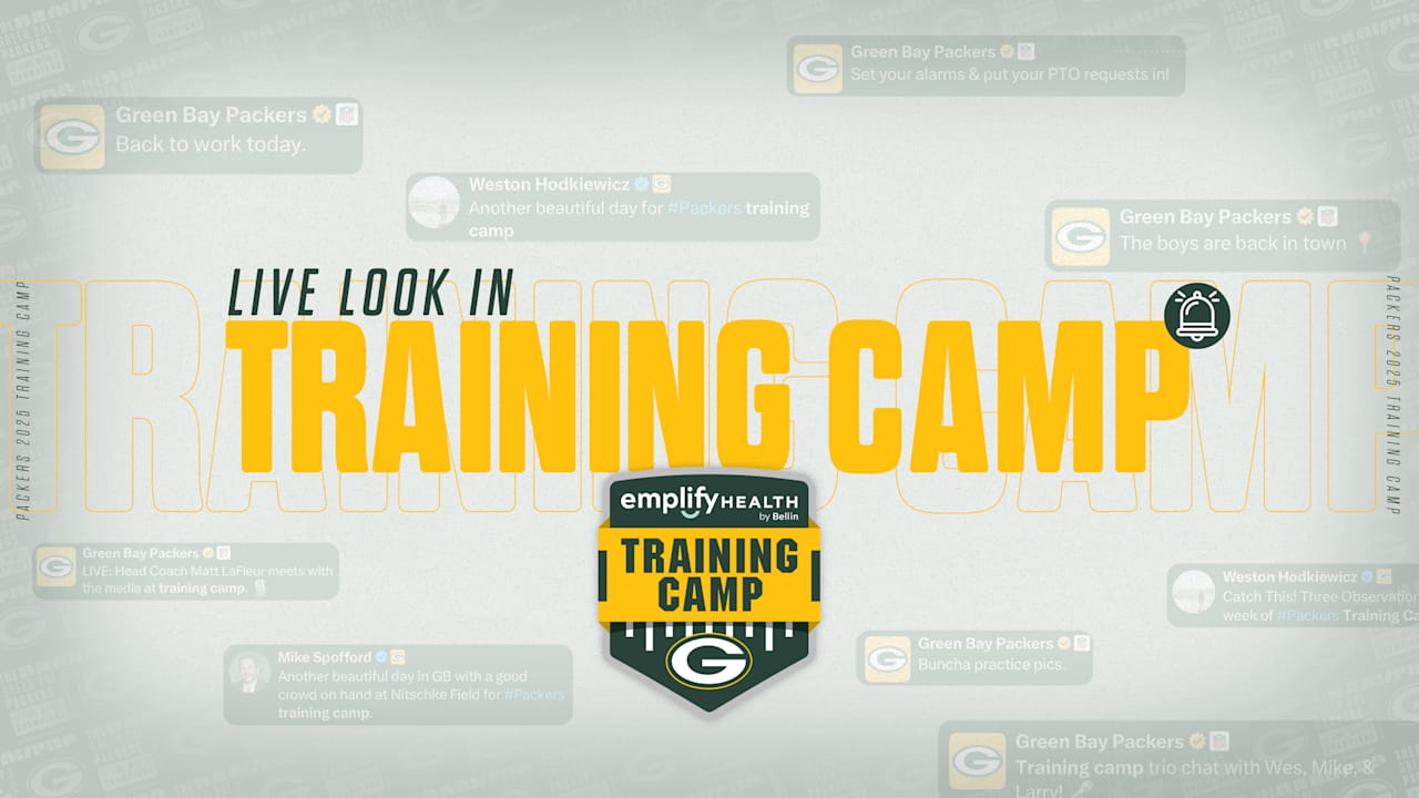 Live Look-In: Packers Training Camp | Aug. 21, 2025