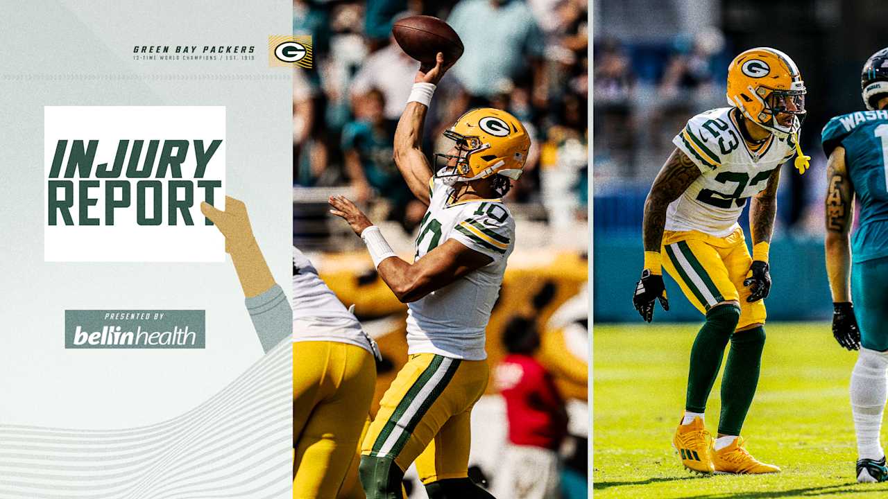 Packers list QB Jordan Love, CB Jaire Alexander questionable vs. Lions | Week 9 Injury Report