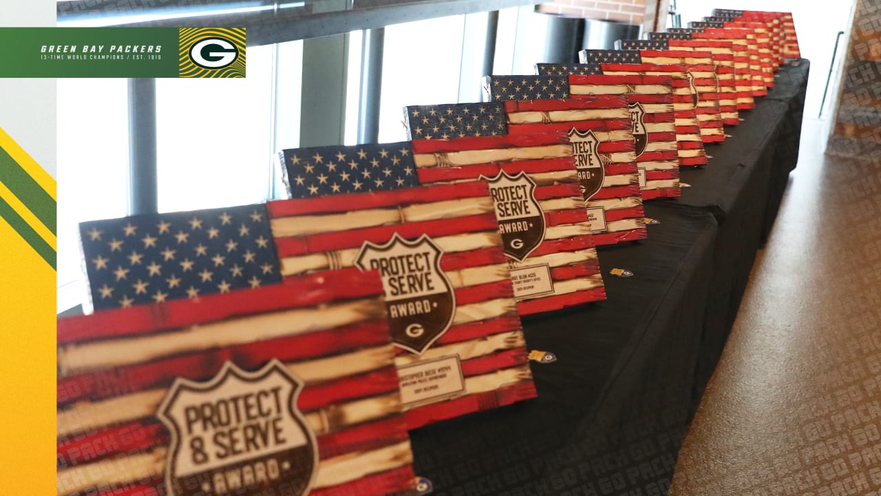 Packers honor recipients of Protect & Serve Award