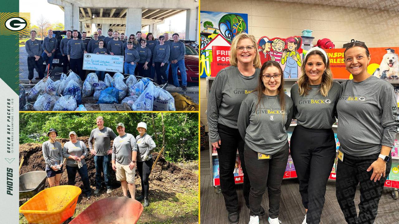 Photos: Packers employees participate in Packers Give Back Day