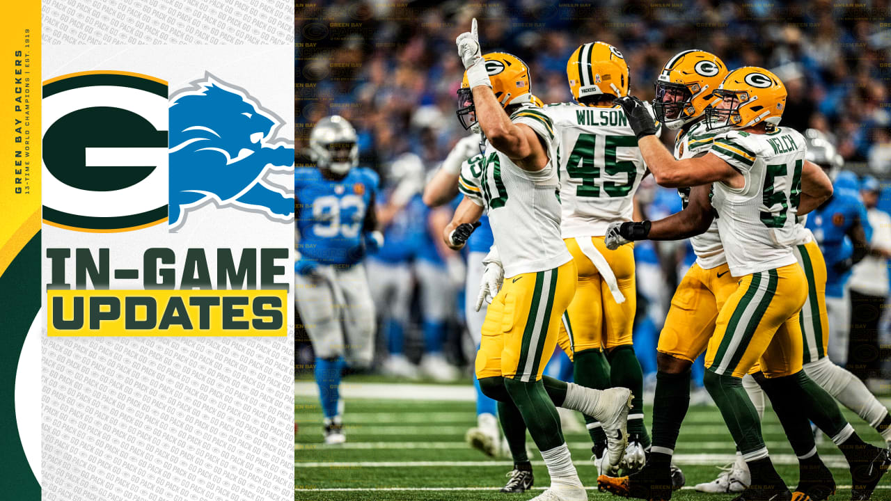 Packers down Lions on Thanksgiving 29 22