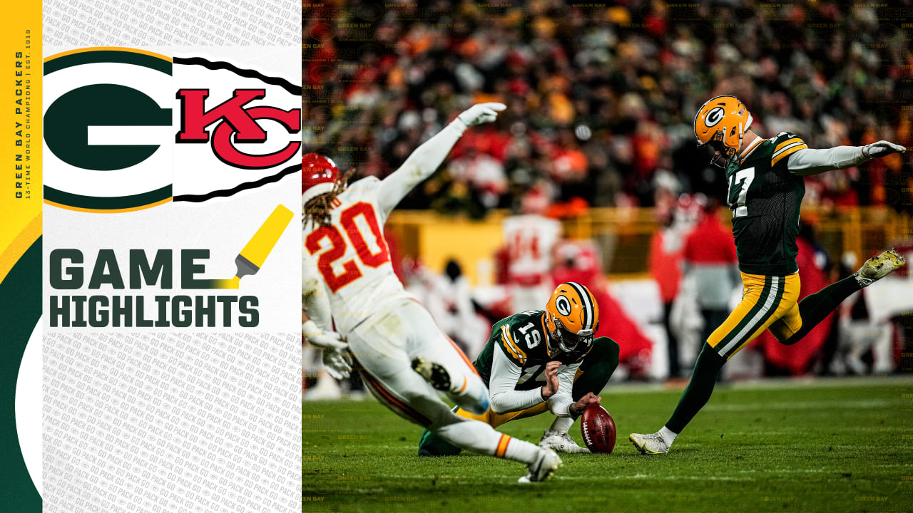 Anders Carlson drills 40-yard field goal | Packers vs. Chiefs