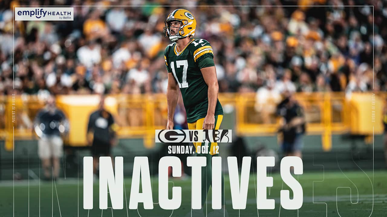 K Brandon McManus out vs. Cincinnati | Packers-Bengals inactives