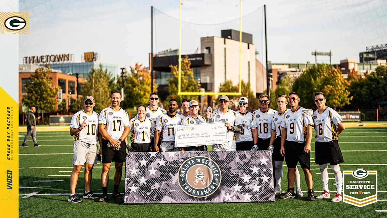 Packers host Salute to Service flag football tournament