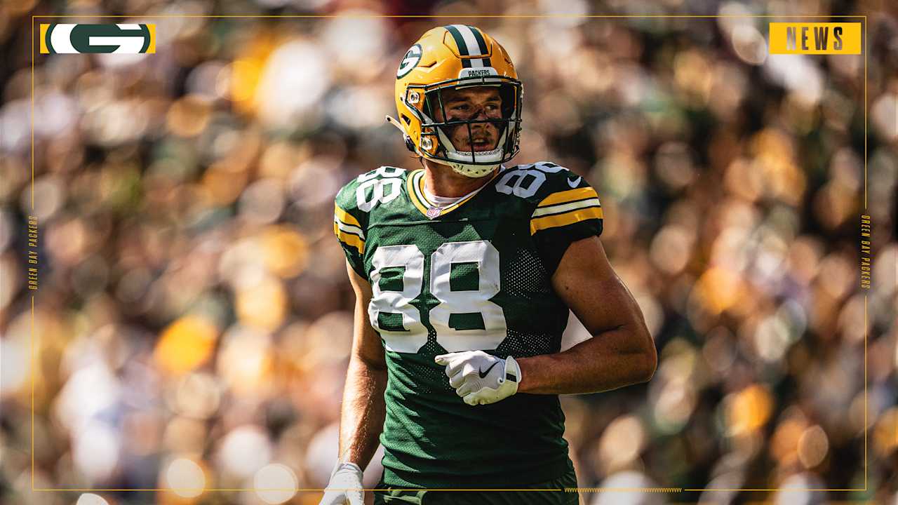 Packers TE Luke Musgrave is 'playing with supreme confidence'
