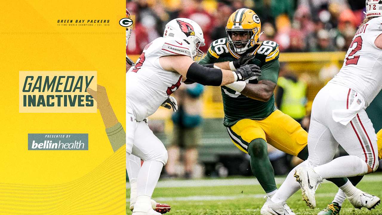 DL Colby Wooden active for Green Bay | Packers-49ers inactives Week 12