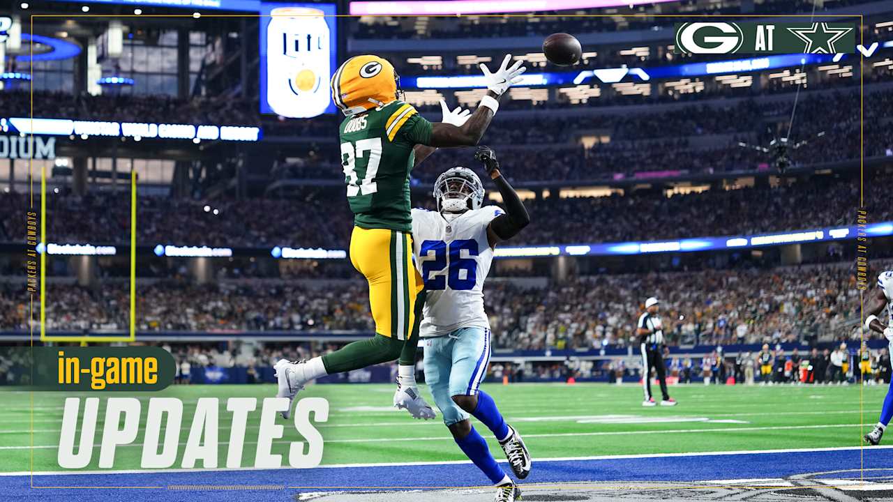 Packers lead Cowboys 7-0 after first quarter