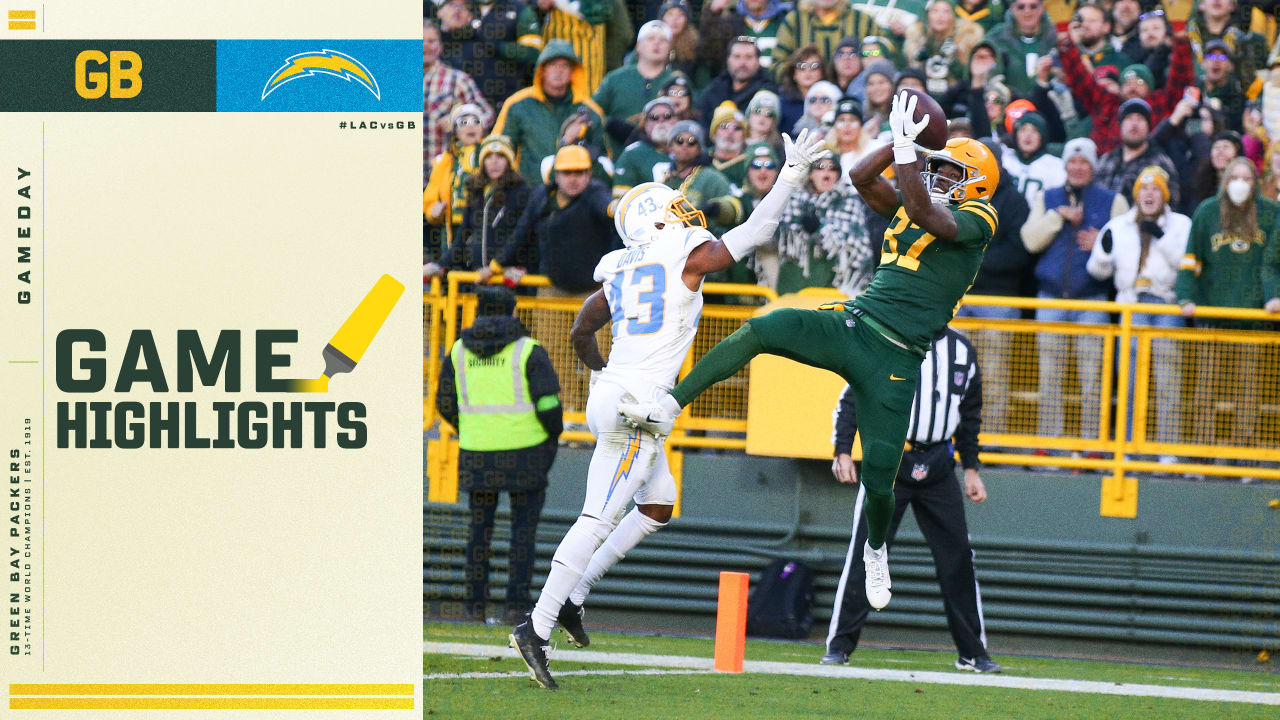 Romeo Doubs catches 24yard touchdown Packers vs. Chargers
