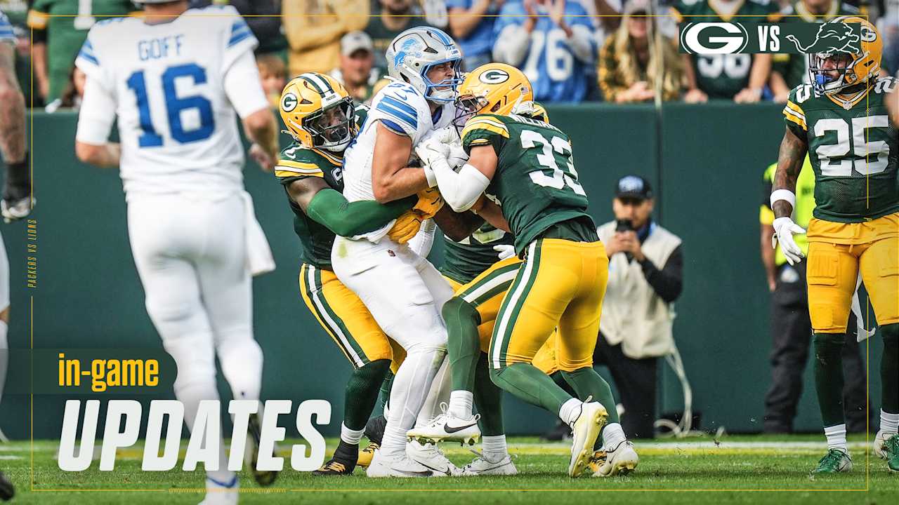 Packers lead Lions 17-6 after three quarters