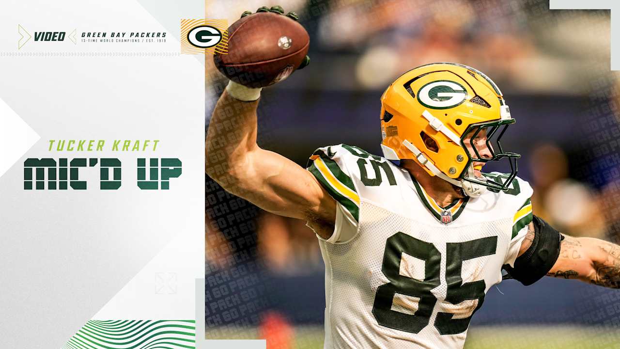 Mic'd up Tucker Kraft