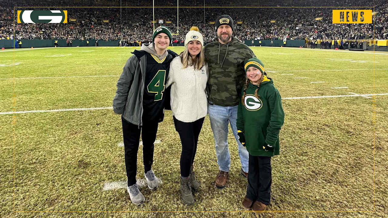 Packers salute U.S. Army Veteran Adam Pierce for 'Operation Fan Mail'
