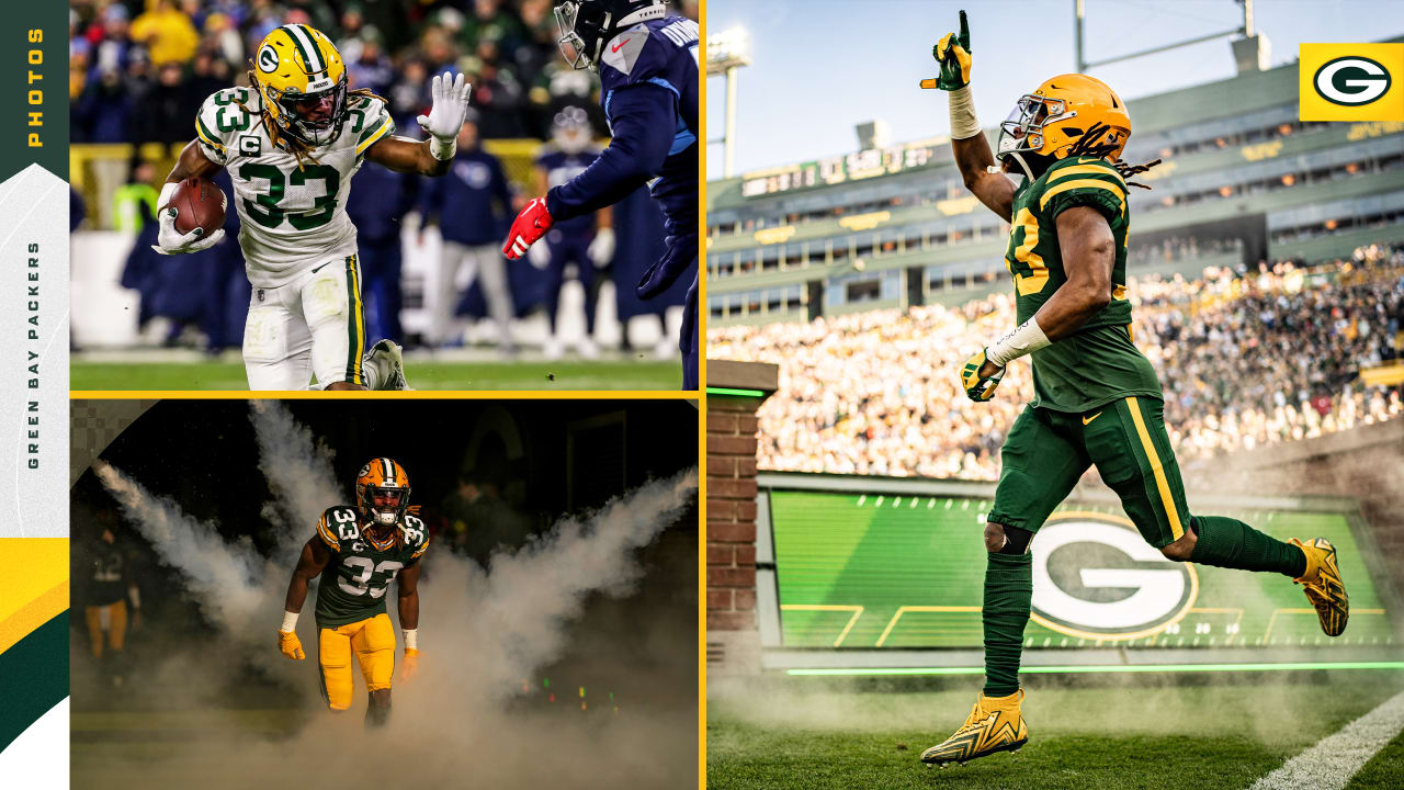 Career in photos: RB Aaron Jones