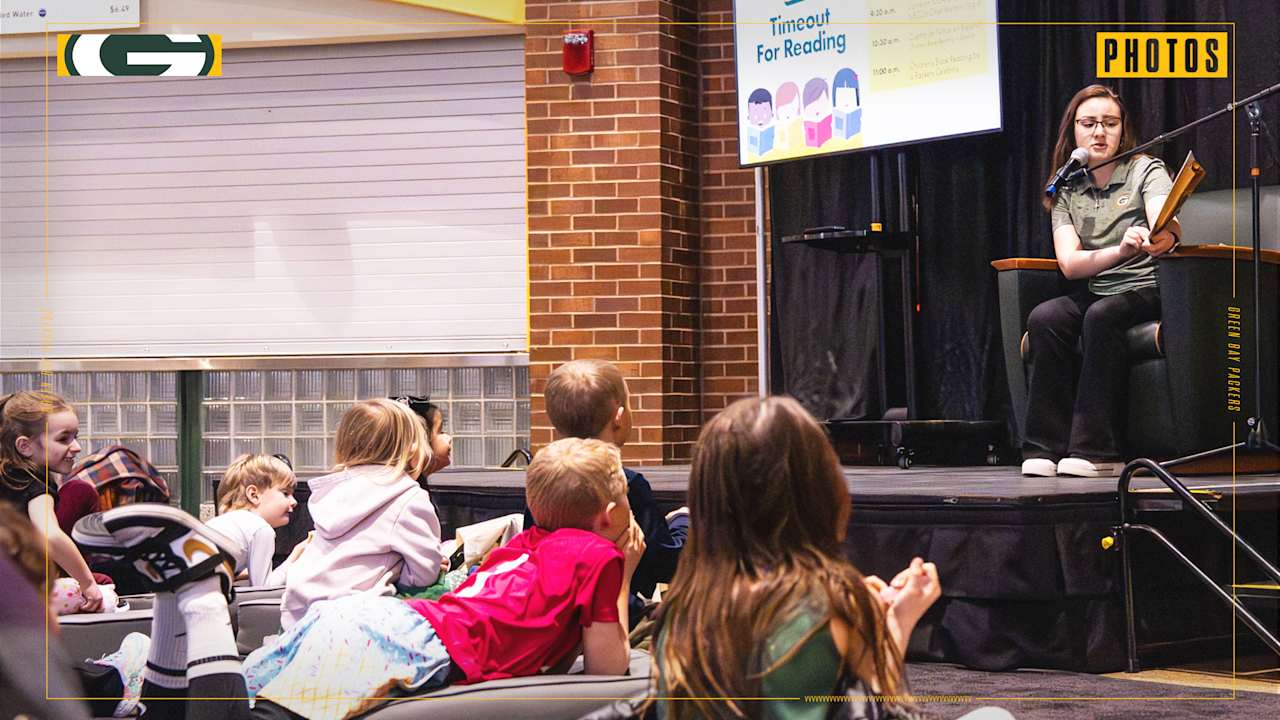Photos: Packers host 'Timeout for Reading' literacy event at Lambeau Field