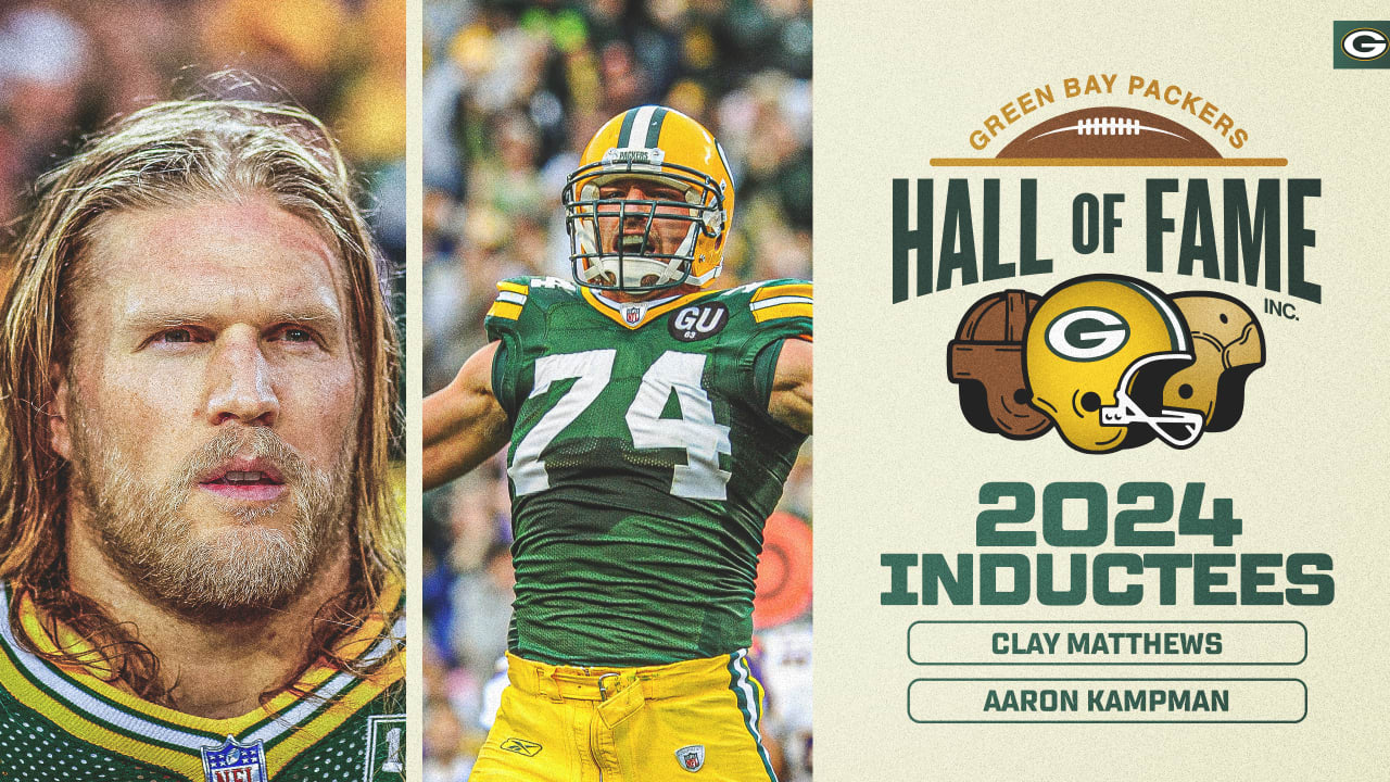 Green Bay Packers Hall of Fame Inc. to induct Clay Matthews and Aaron Kampman