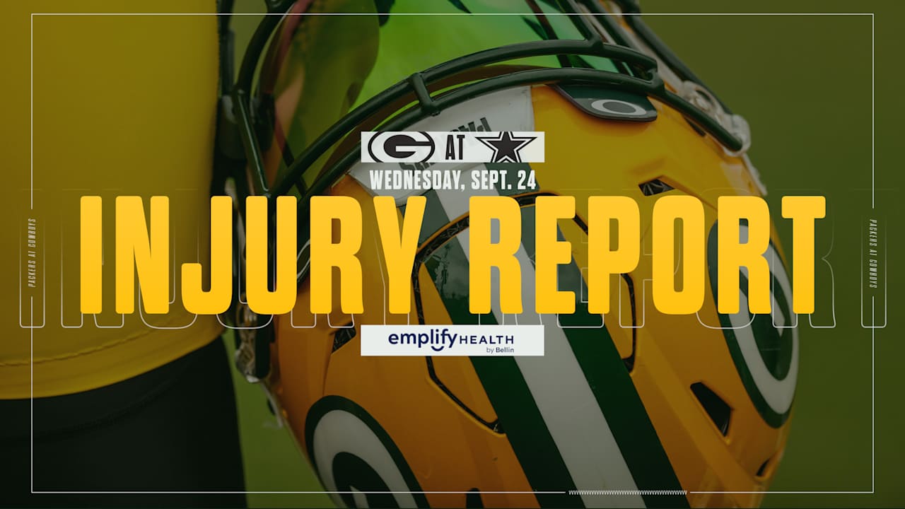 Packers-Cowboys Injury Report | Sept. 24, 2025