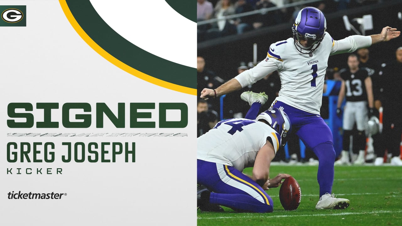 Packers sign K Greg Joseph