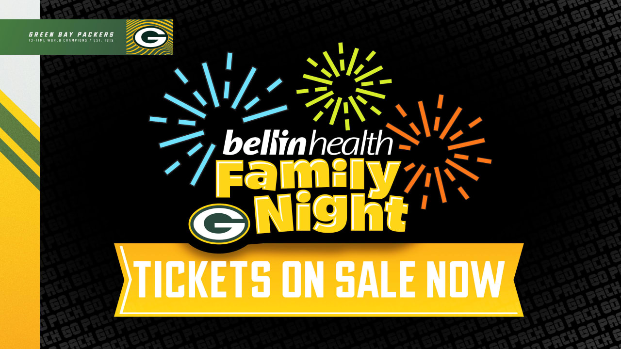 Green Bay Packers Family Night 2024 Tickets On Sale Event Details