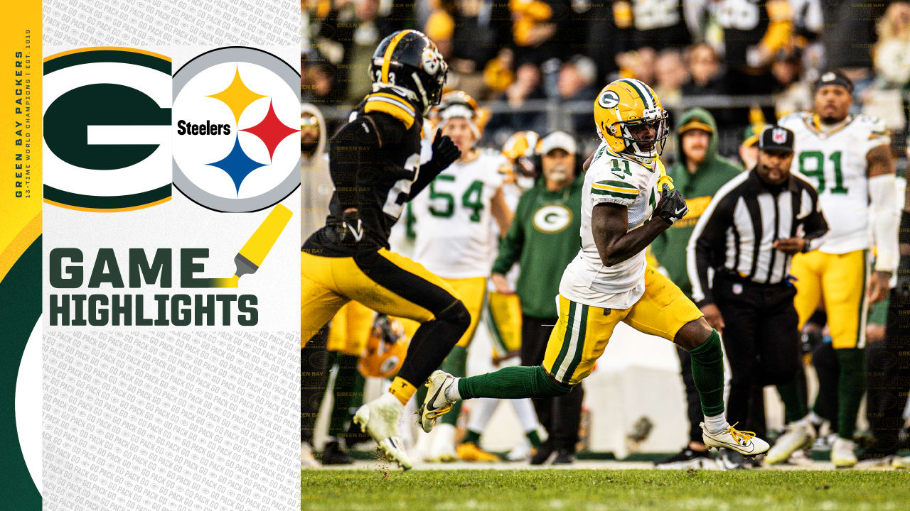 Top plays from Packers WR Jayden Reed | Week 10 vs. Steelers