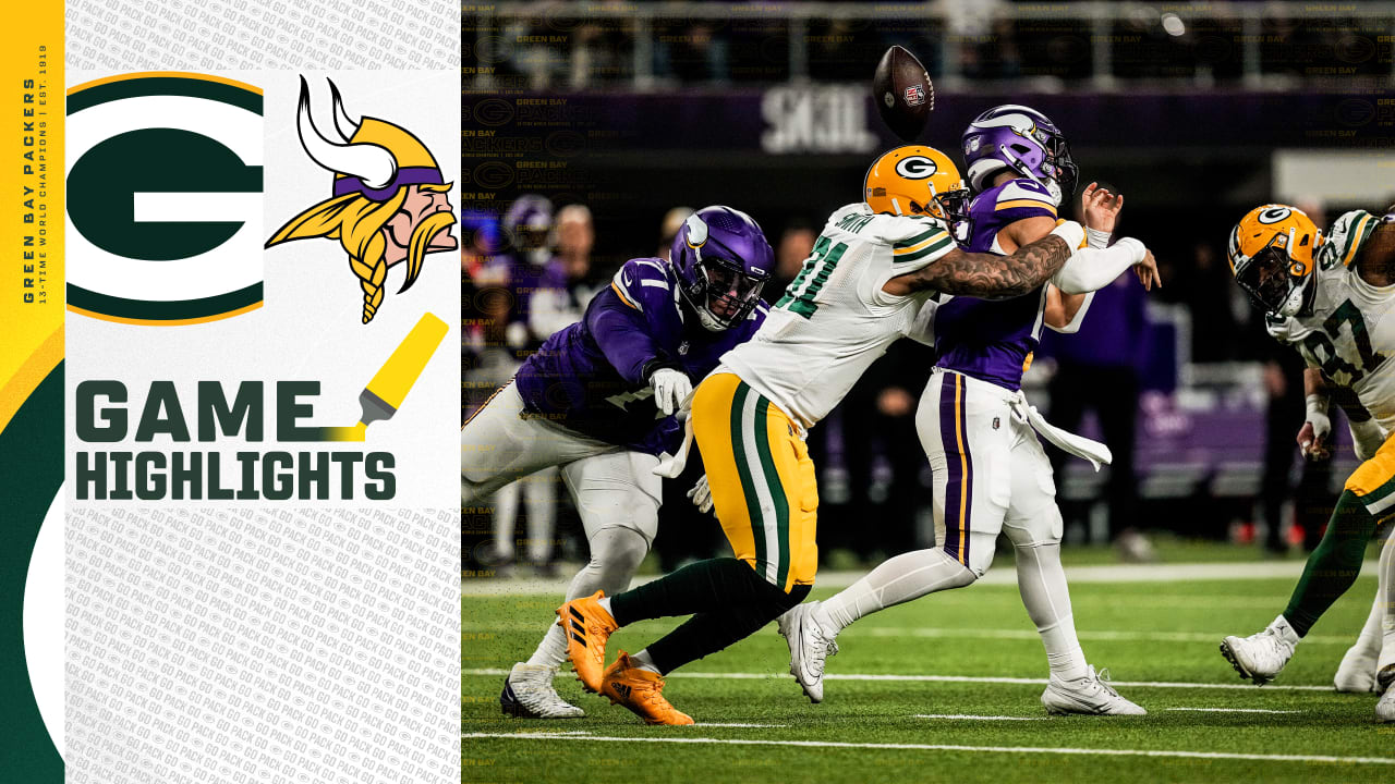 Preston Smith forces fumble, Karl Brooks recovers Packers vs. Vikings