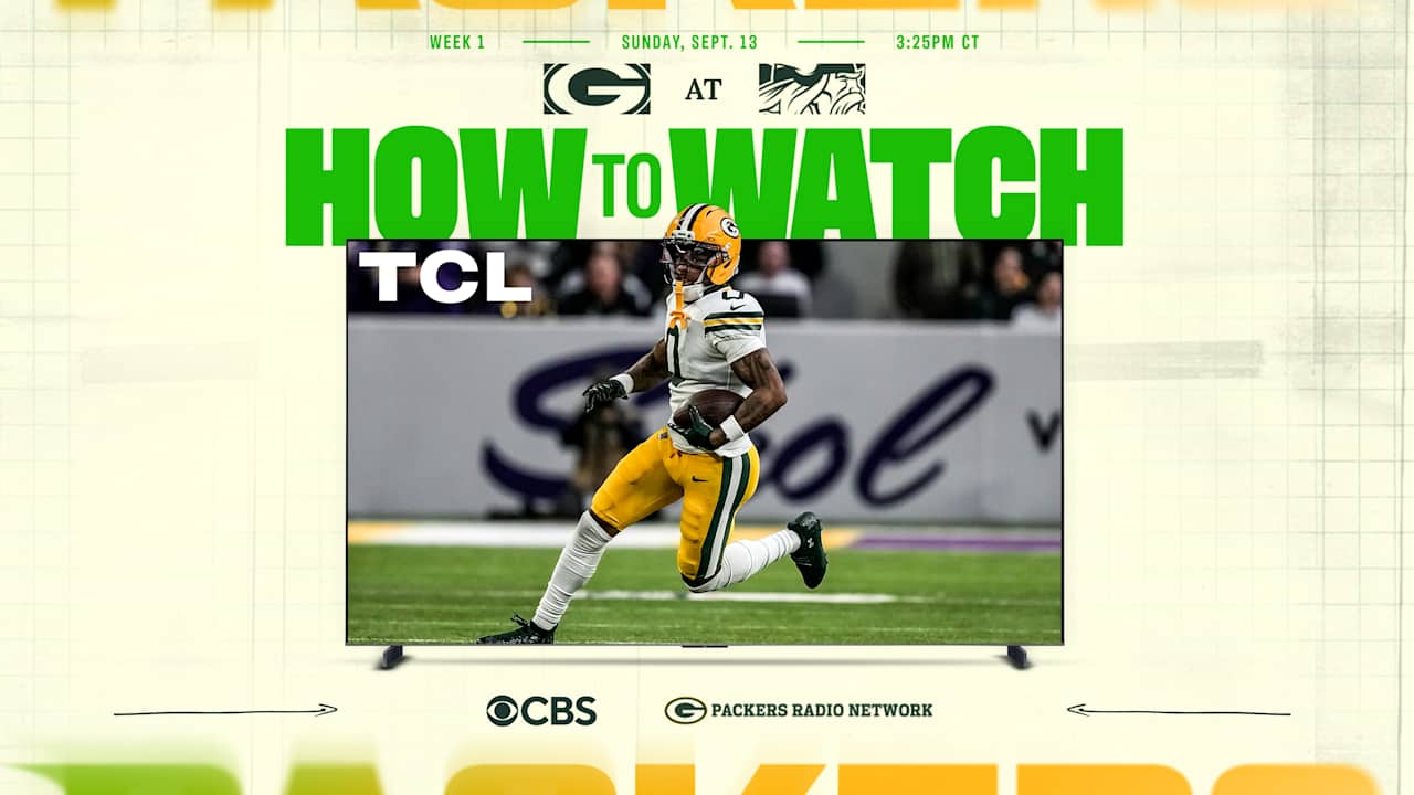 How to Watch Packers vs. Vikings: Week 1 TV Channel, Time, and Streaming Info